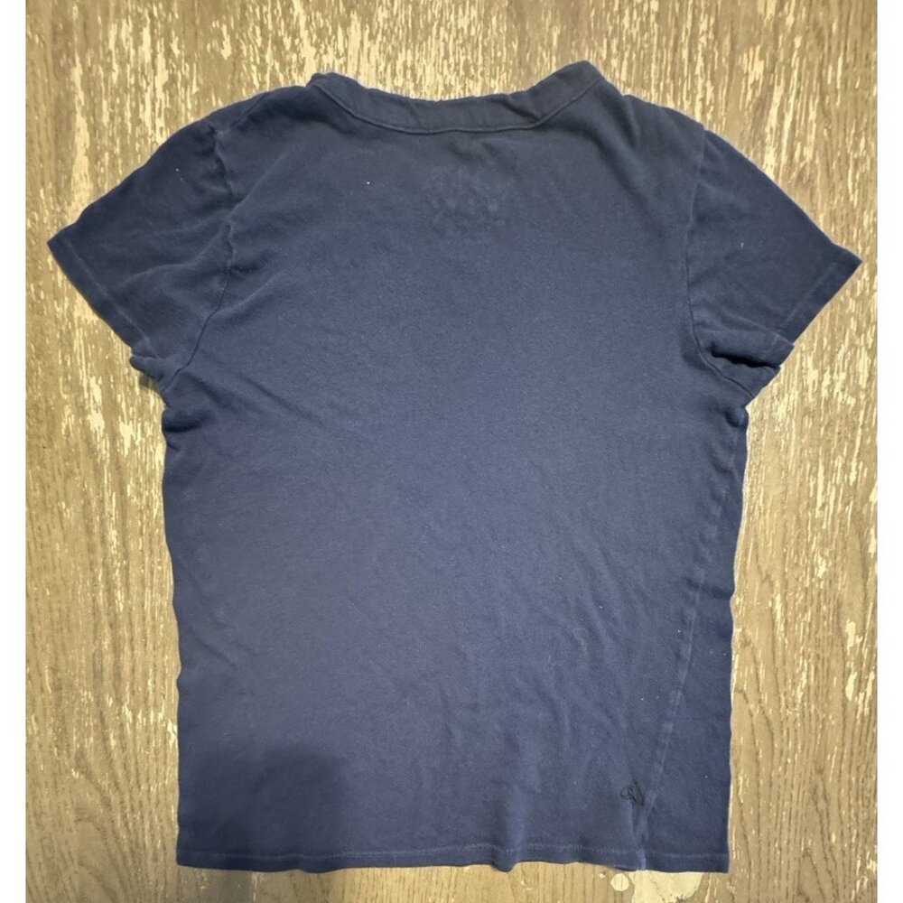 Chaser Medium Tiger Portrait Crewneck Navy 100% Cotton T shirt Tee - Picture 10 of 10